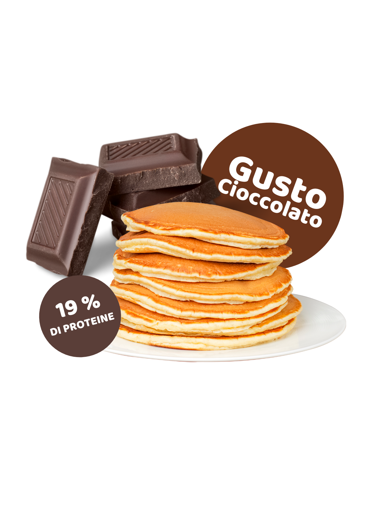 Preparato per Pancake Proteico al Gusto Cioccolato