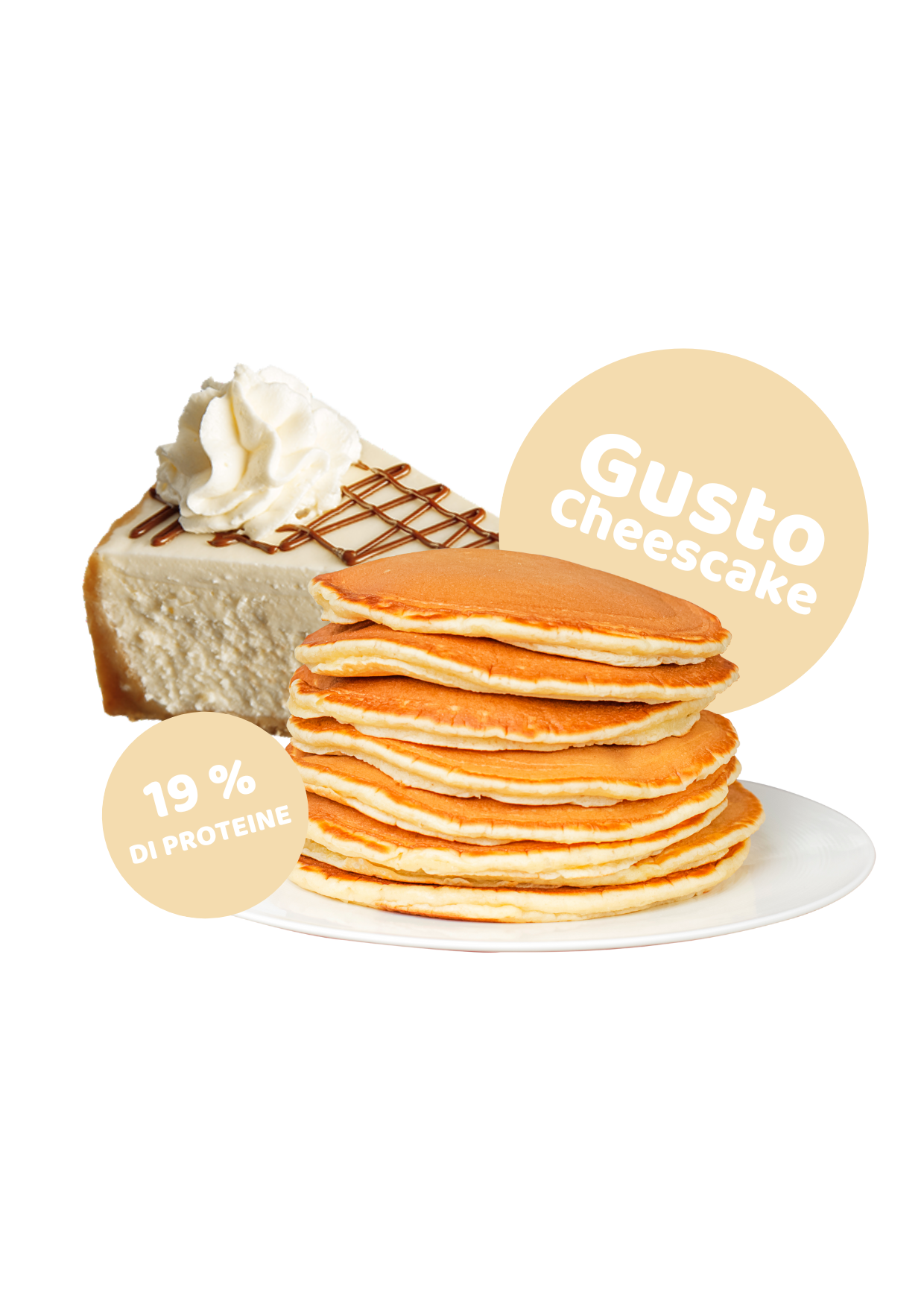 Preparato Per Pancake con Farina di Biscotto gusto Cheescake