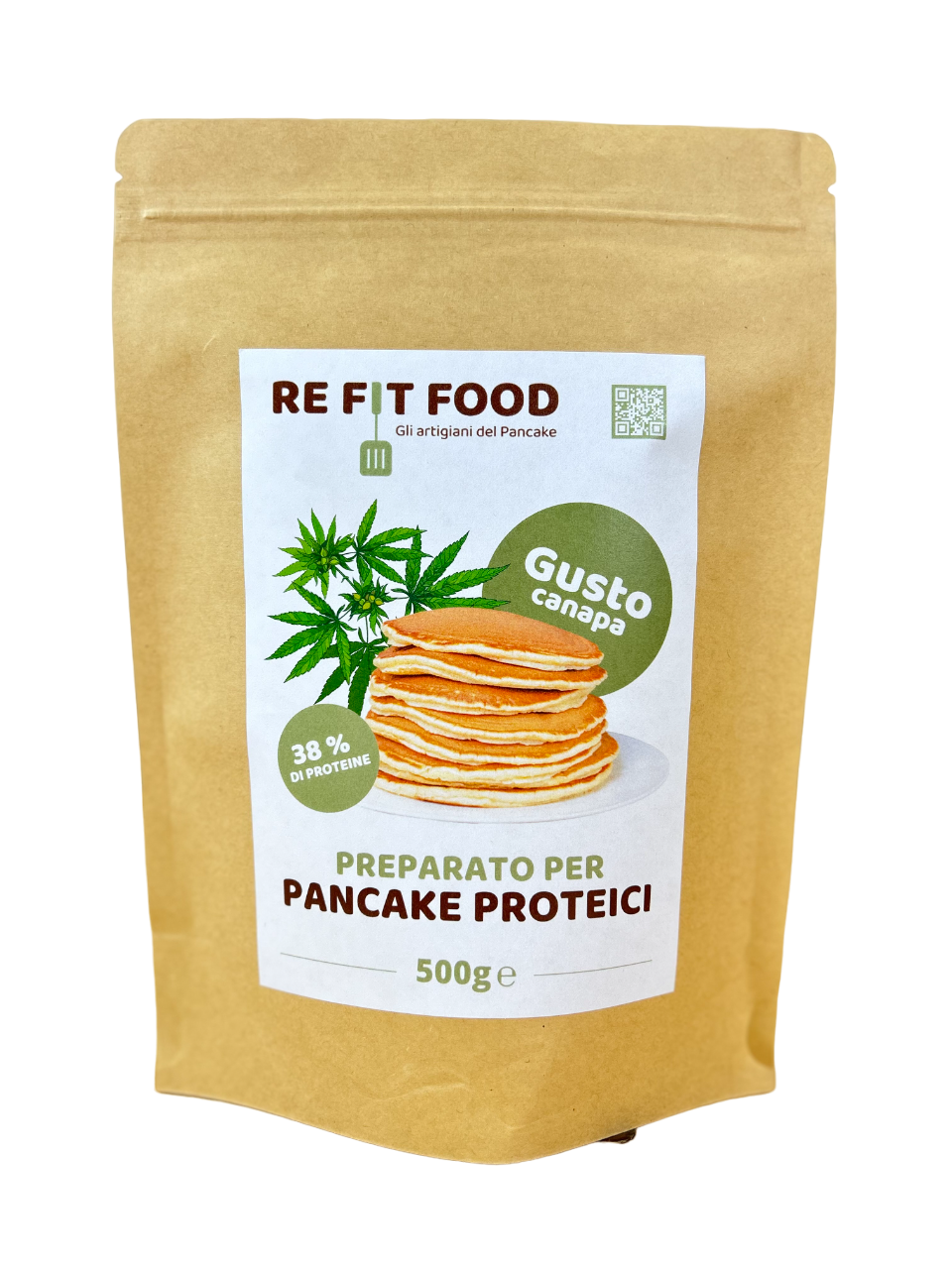 Preparato per Pancake IperProteico alla Canapa