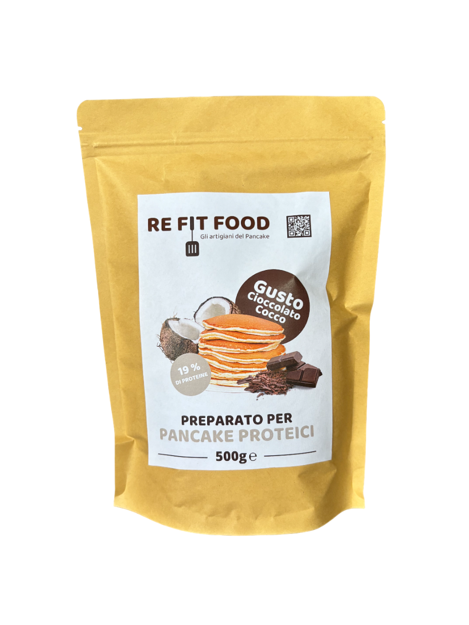 Preparato per Pancake gusto Cioccolato e Cocco